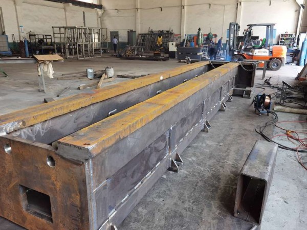 机床床身钢结构件焊接